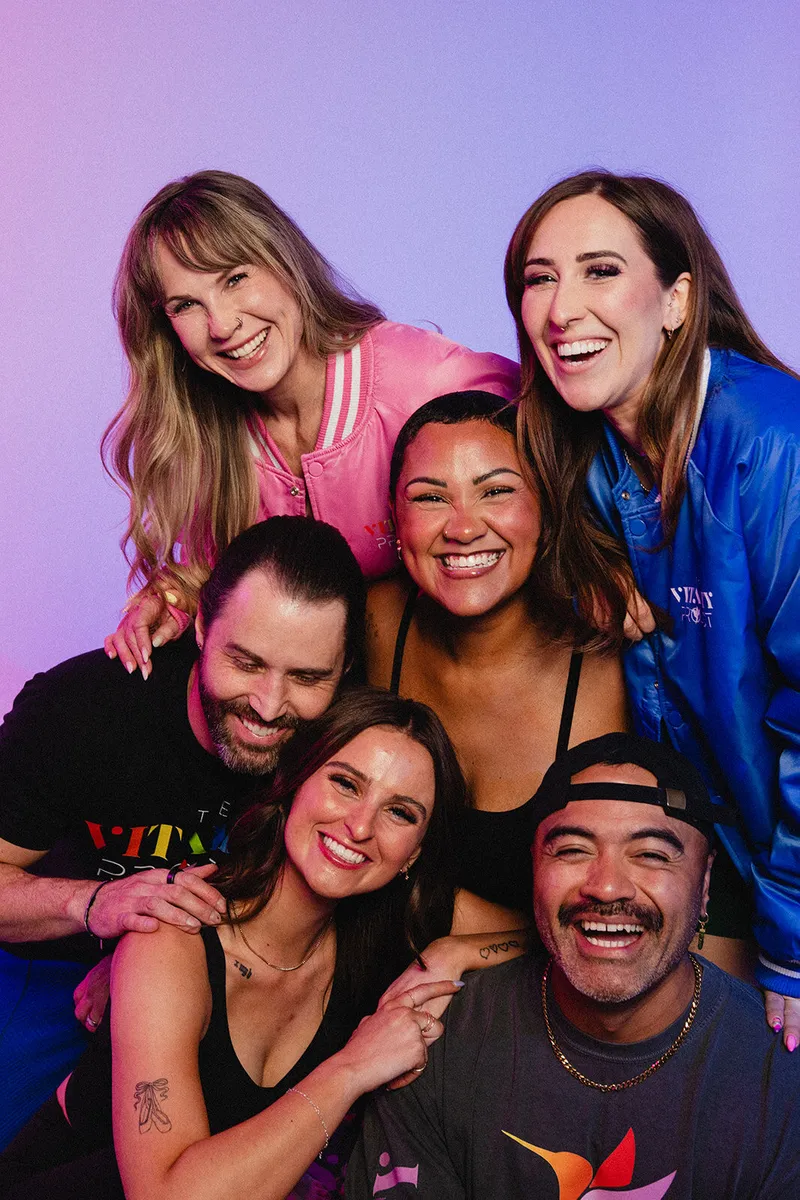 A group of salon and spa owners together at a Vitality event