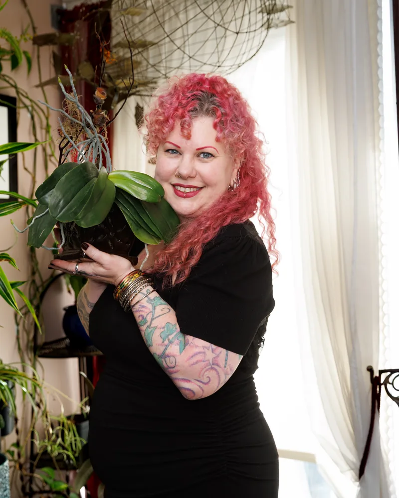 Heather Jordan, stylist and owner of Hairetics Salon in San Francisco, California