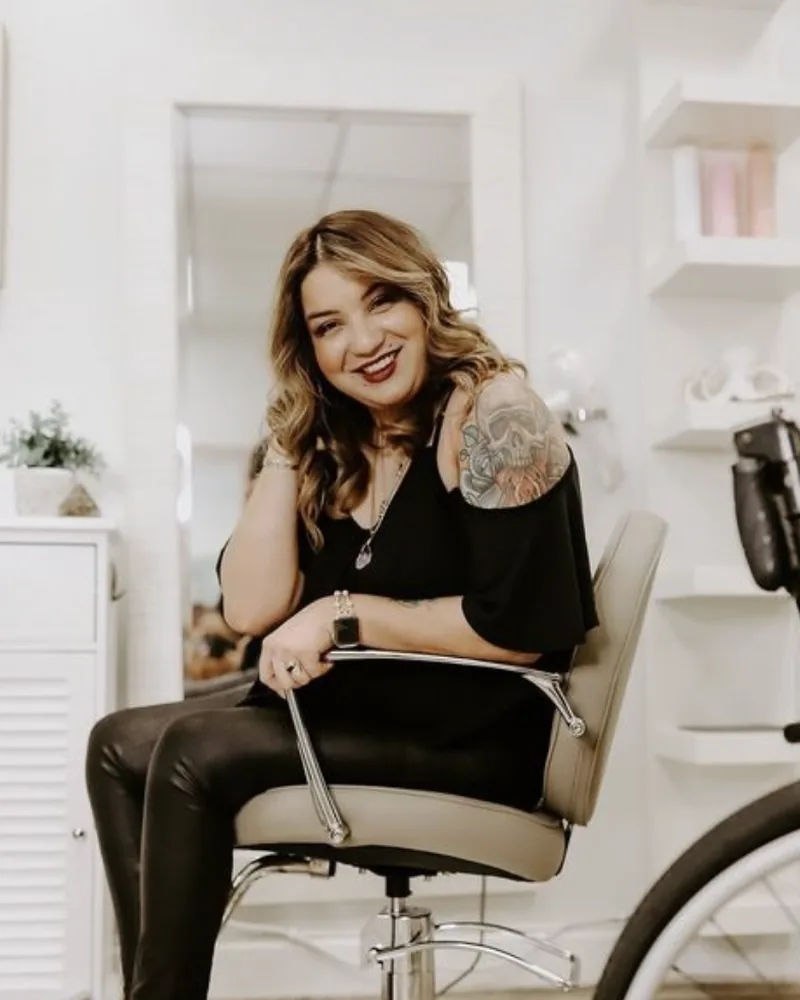 Yara de la Torre, owner of Cosmos Salon in the Florida Keys