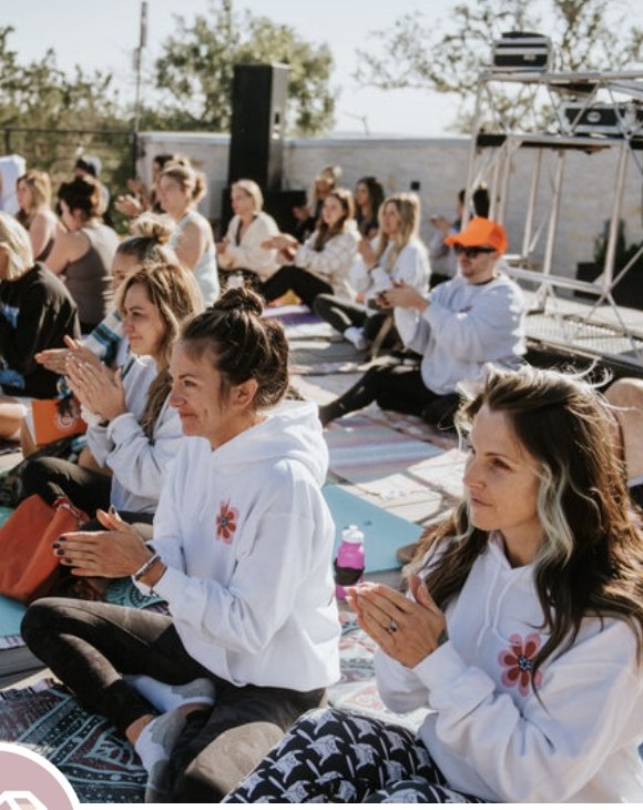 A session at the retreat