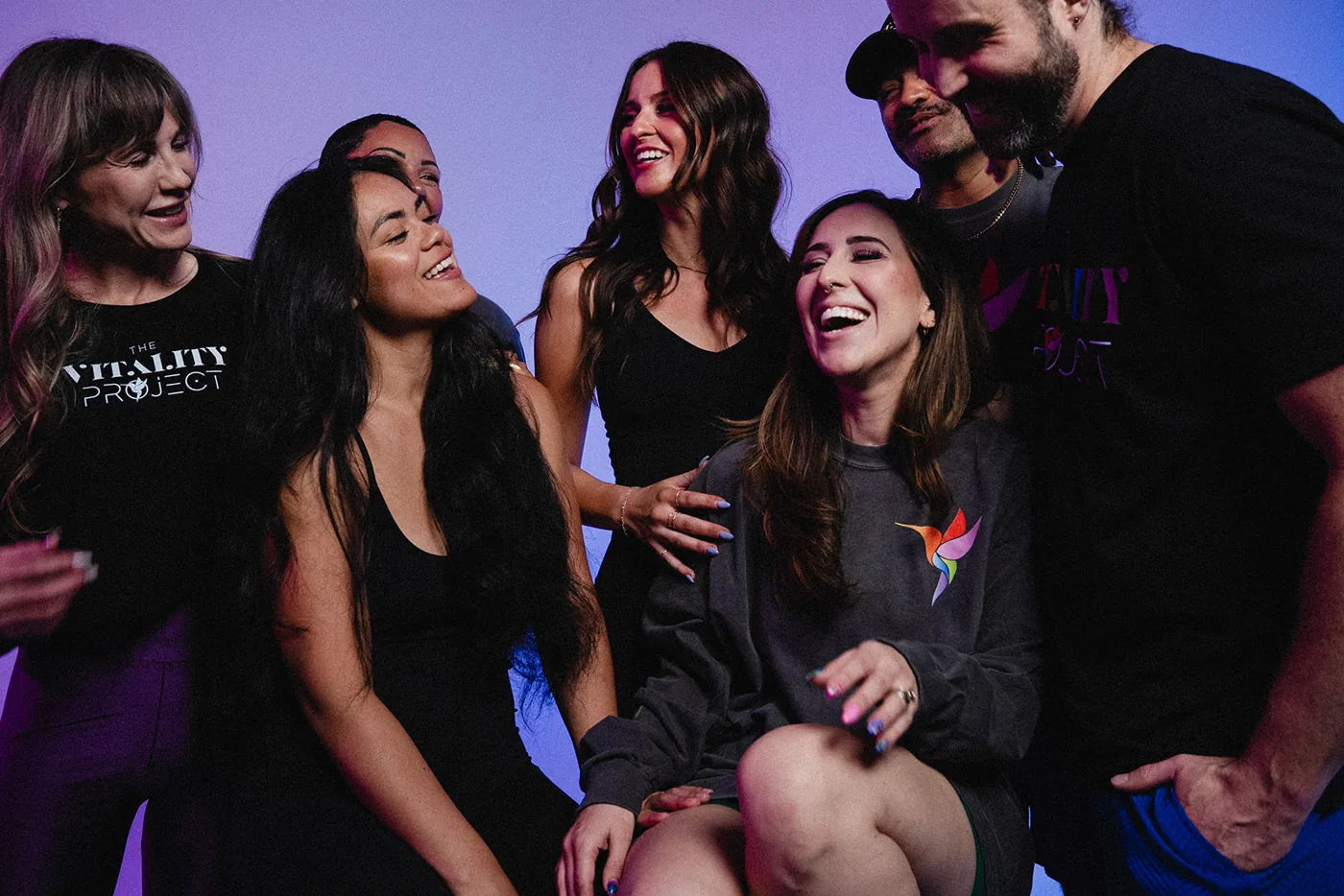 Vitality Project team members laughing together